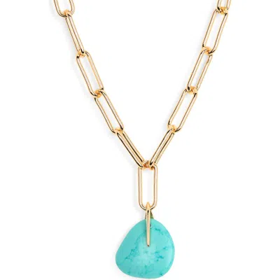 Ettika Turquoise Pendant Necklace