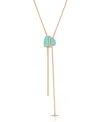 Ettika Reconstituted Turquoise Solstice Bolo Necklace