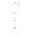 Ettika Turquoise Solstice Chain Bracelet