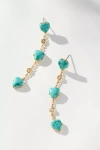 Ettika Turquoise Solstice Dangle Earrings In Multi