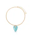 Ettika Turquoise Solstice Pendant Choker Necklace
