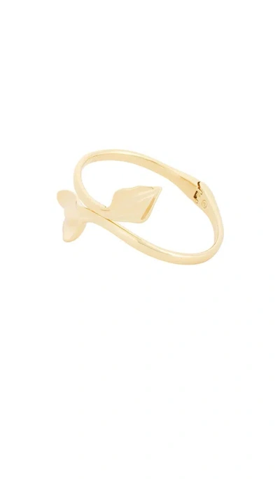 Ettika Twist & Turn Cuff Bracelet In Orange