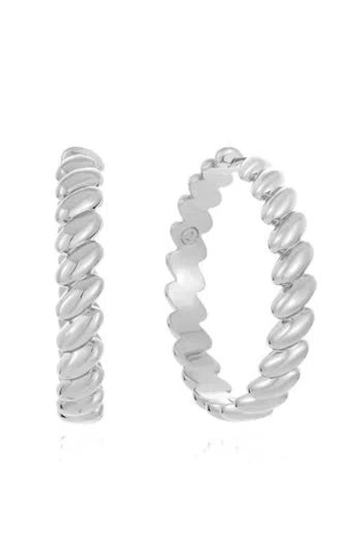 Ettika Twisted Hoop Earrings