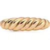 Ettika Twisted Oblong Hair Barrette In Gold