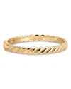 Ettika Twisted Stacking Bangle Bracelet In Gold