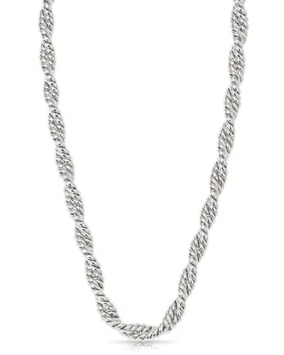 Ettika Twisted Strands Necklace In Metallic