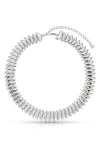 Ettika Vortex Collar Necklace In Silver