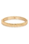 Ettika Metal Moderna Bangle Bracelet In Gold