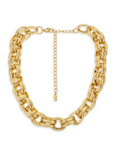 Ettika Women's 18k Goldplated Chain Link Necklace