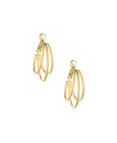 Ettika Women's Classic Double Ring Hoop In Gold