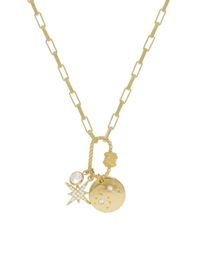 Ettika Women's Goldtone Charm Pendant Necklace