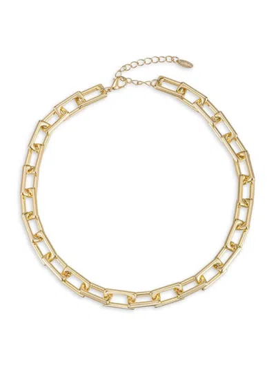 Ettika Women's Goldtone Rectangle Link Chain Necklace In Neutral