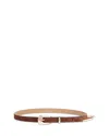 Ettika Modern Saddle Belt In Brown