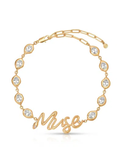 Ettika Women's Muse Choker In Gold