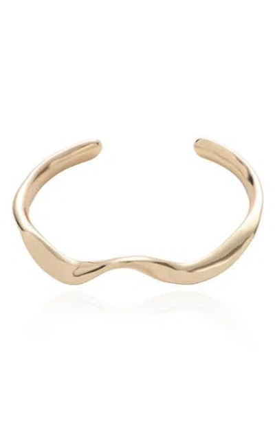 Ettika Zigzag Cuff Bracelet In Gold