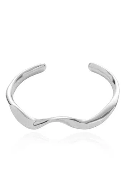 Ettika Zigzag Cuff Bracelet In Metallic