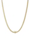 Ettika Zodiac Herringbone Necklace, 12-17 In Taurus