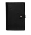 Ettinger Leather Airtag Passport Case In Black