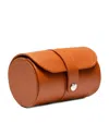 Ettinger Leather Capra 3 Watch Case In Brown