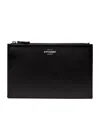 Ettinger Leather Capra Travel Pouch In Black