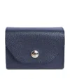 Ettinger Leather Double Playing Cards Case In Blue