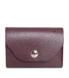 Ettinger Leather Double Playing Cards Case In Purple