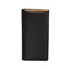 Ettinger Slim Long Wallet In Fine Bridle Hide In Black