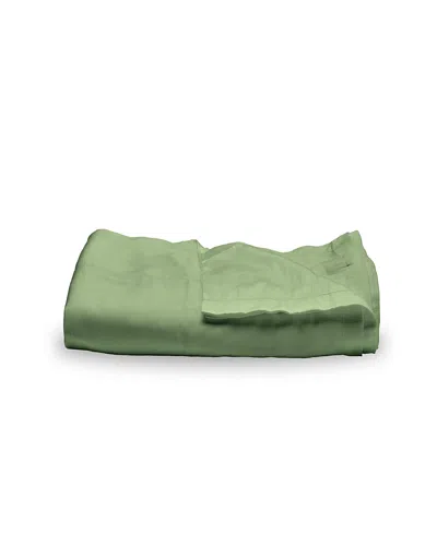 Ettitude Airy Cleanbamboo Sateen+ Flat Sheet, California King In Fern