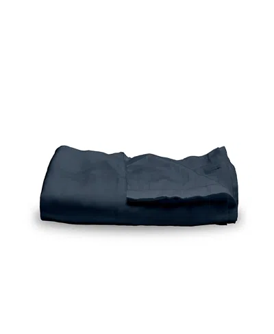 Ettitude Airy Cleanbamboo Sateen+ Flat Sheet, California King In Indigo