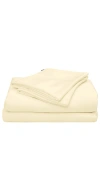 Ettitude Cal King Sateen Solid Sheet Set In Butter