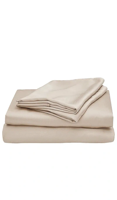 Ettitude Cal King Signature Sateen Sheet Set In Ivory