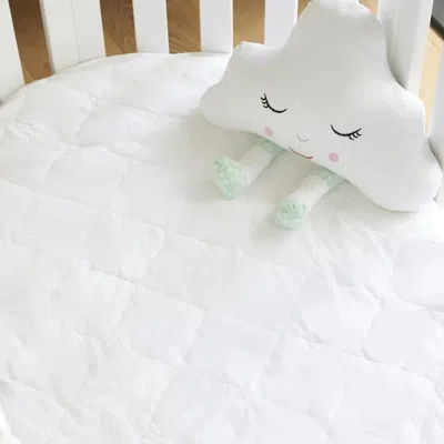 Ettitude Cleanbamboo® Crib Mattress Protector In White