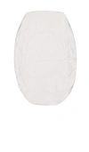 Ettitude Cleanbamboo Crib Mattress Protector In White