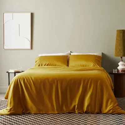 Ettitude Cleanbamboo® Duvet Cover In Saffron