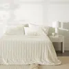 Ettitude Cleanbamboo Hemp™ Linen+ Quilted Coverlet In Stone