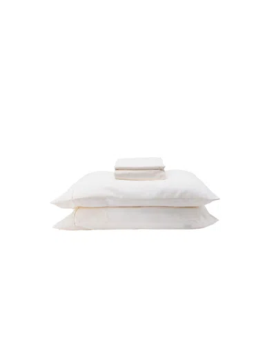 Ettitude Cleanbamboo Hemp Linen+ Sheet Set, King In Stone