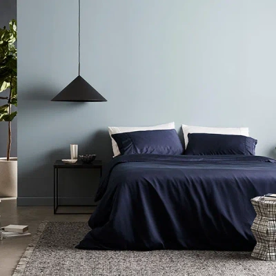 Ettitude Signature Sateen Duvet Cover In Blue