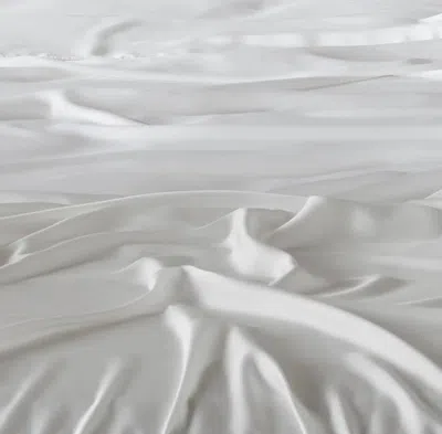 Ettitude Cleanbamboo® Signature Sateen Fitted Sheet In Cloud