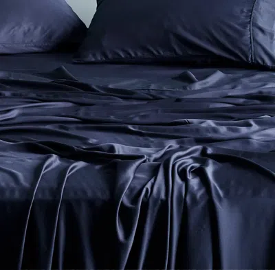 Ettitude Cleanbamboo® Signature Sateen Flat Sheet In Ocean