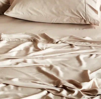 Ettitude Cleanbamboo® Signature Sateen Flat Sheet In Neutral