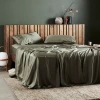 Ettitude Signature Sateen Flat Sheet In Green