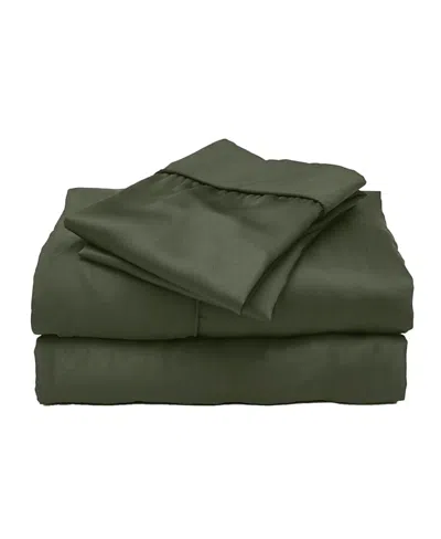 Ettitude Cleanbamboo Signature Sateen Sheet Set, Queen In Gray