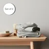 Ettitude Cleanbamboo® Waffle Towels In Sage