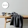 Ettitude Cleanbamboo® Waffle Towels In Slate