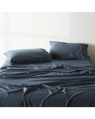 Ettitude Discontinued Dnu  Linen+ Pillowcase Set In Blue