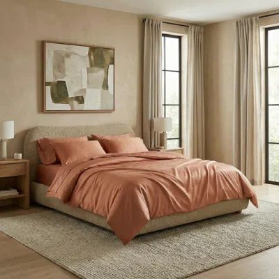 Ettitude Luxe Bamboo Duvet Cover In Copper