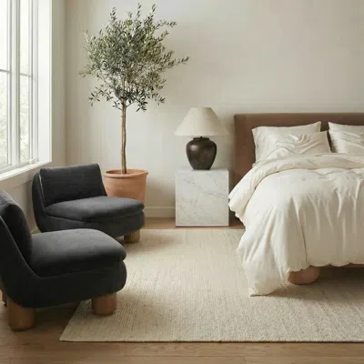 Ettitude Luxe Bamboo Duvet Cover In Cream