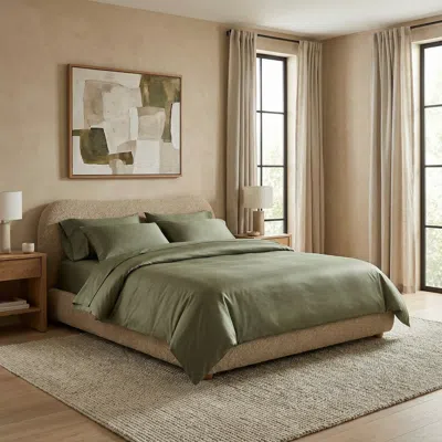 Ettitude Luxe Bamboo Duvet Cover In Fern