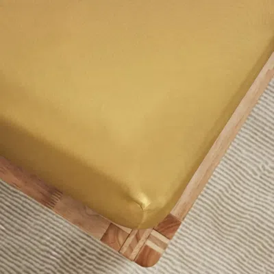 Ettitude Luxe Bamboo Fitted Sheet In Brass