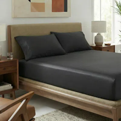 Ettitude Luxe Bamboo Fitted Sheet In Night